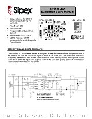 SP6648LED datasheet pdf Sipex Corporation