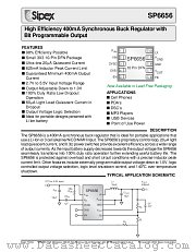 SP6656 datasheet pdf Sipex Corporation