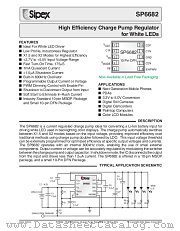 SP6682ER/TR datasheet pdf Sipex Corporation
