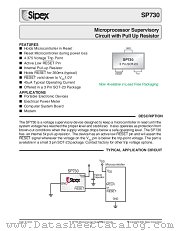 SP730EK-4.375/TR datasheet pdf Sipex Corporation