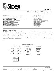 SPX1121 datasheet pdf Sipex Corporation