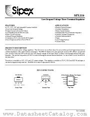 SPX116 datasheet pdf Sipex Corporation