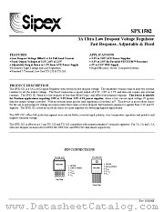 SPX1582 datasheet pdf Sipex Corporation