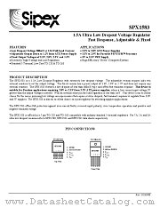 SPX1583 datasheet pdf Sipex Corporation