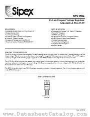 SPX1584U-3.3 datasheet pdf Sipex Corporation
