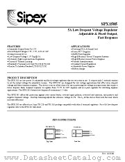 SPX1585 datasheet pdf Sipex Corporation