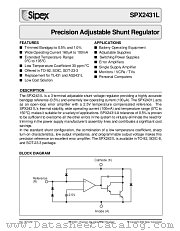 SPX2431L datasheet pdf Sipex Corporation