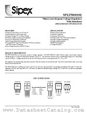 SPX2701T3-5.0 datasheet pdf Sipex Corporation