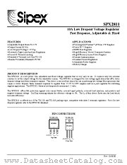 SPX2811AU-3.3 datasheet pdf Sipex Corporation