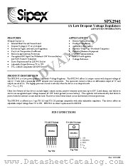 SPX2941 datasheet pdf Sipex Corporation