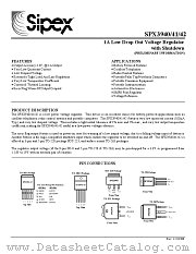 SPX3940AM3-5.0 datasheet pdf Sipex Corporation