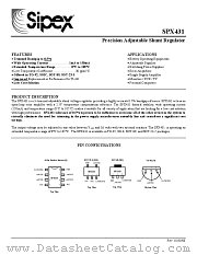 SPX431M1 datasheet pdf Sipex Corporation