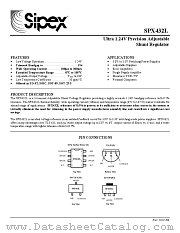 SPX432LM datasheet pdf Sipex Corporation