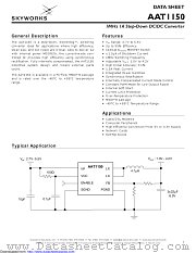 AAT1150 datasheet pdf Skyworks Solutions