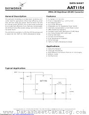 AAT1154 datasheet pdf Skyworks Solutions