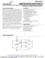 AAT3518IGV-3.00-B-B-T1 datasheet pdf Skyworks Solutions