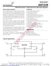 AAT3238IGU-2.3-T1 datasheet pdf Skyworks Solutions