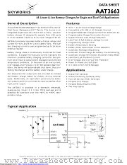 AAT3663IWO-4.2-1-T1 datasheet pdf Skyworks Solutions