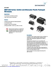 SMP1302-011LF datasheet pdf Skyworks Solutions
