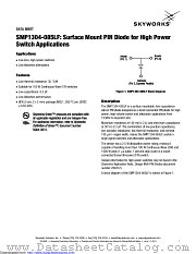 SMP1304-085LF datasheet pdf Skyworks Solutions