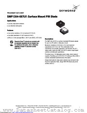 SMP1304-087LF datasheet pdf Skyworks Solutions