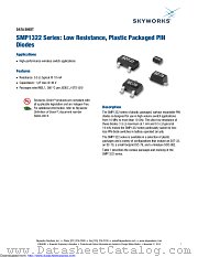 SMP1322-075LF datasheet pdf Skyworks Solutions