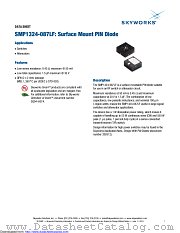 SMP1324-087LF datasheet pdf Skyworks Solutions