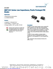 SMP1331-079LF datasheet pdf Skyworks Solutions