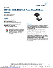 SMP1334-084LF datasheet pdf Skyworks Solutions