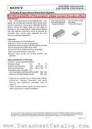 CXA1552P/M datasheet pdf SONY
