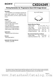 CXD2424R datasheet pdf SONY