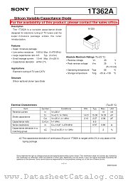 1T362A datasheet pdf SONY