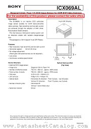 ICX069AL datasheet pdf SONY