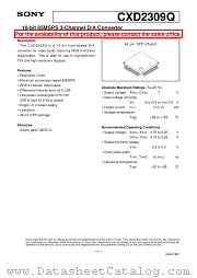 CXD2309Q datasheet pdf SONY