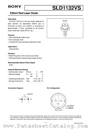 SLD1132VS datasheet pdf SONY