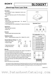 SLD302XT datasheet pdf SONY
