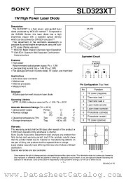 SLD323XT datasheet pdf SONY