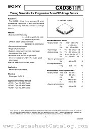 CXD3611R datasheet pdf SONY