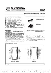 L6234PD datasheet pdf ST Microelectronics