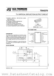 TDA2270 datasheet pdf ST Microelectronics