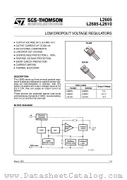 L2605V datasheet pdf ST Microelectronics