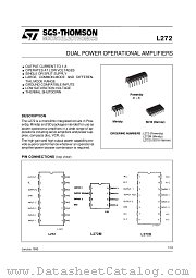 L272D datasheet pdf ST Microelectronics