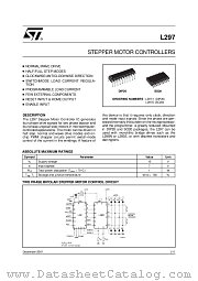 L297/1 datasheet pdf ST Microelectronics