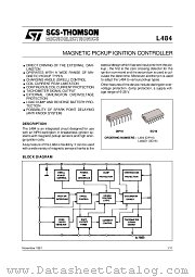 L484 datasheet pdf ST Microelectronics