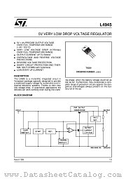 L4945 datasheet pdf ST Microelectronics