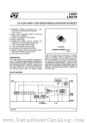 L4947 datasheet pdf ST Microelectronics
