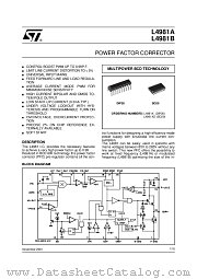 L4981BD datasheet pdf ST Microelectronics