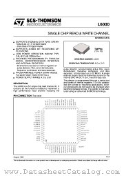 L6000 datasheet pdf ST Microelectronics