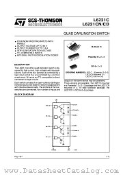 L6221CD datasheet pdf ST Microelectronics