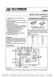 L6605 datasheet pdf ST Microelectronics